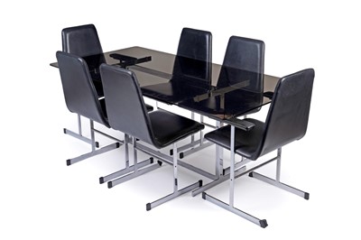 Lot 41 - Tim Bates for Pieff: a ‘Lisse’ dining table and chairs