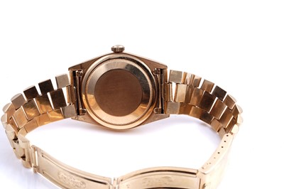 Lot 403 - Rolex Oyster Perpetual Day-Date: an 18ct yellow gold superlative chronometer automatic wristwatch