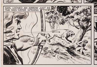 Lot 446 - Original artwork for Karl the Viking by Don Lawrence