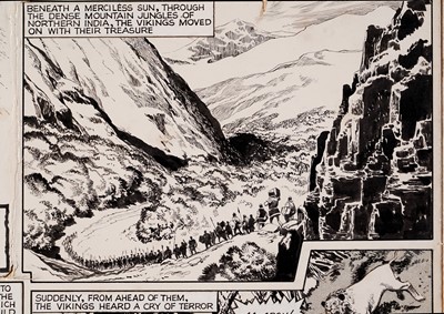 Lot 446 - Original artwork for Karl the Viking by Don Lawrence