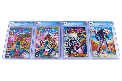Lot 166 - The Uncanny X-Men, various issues, CGC slabbed and graded, by Marvel Comics