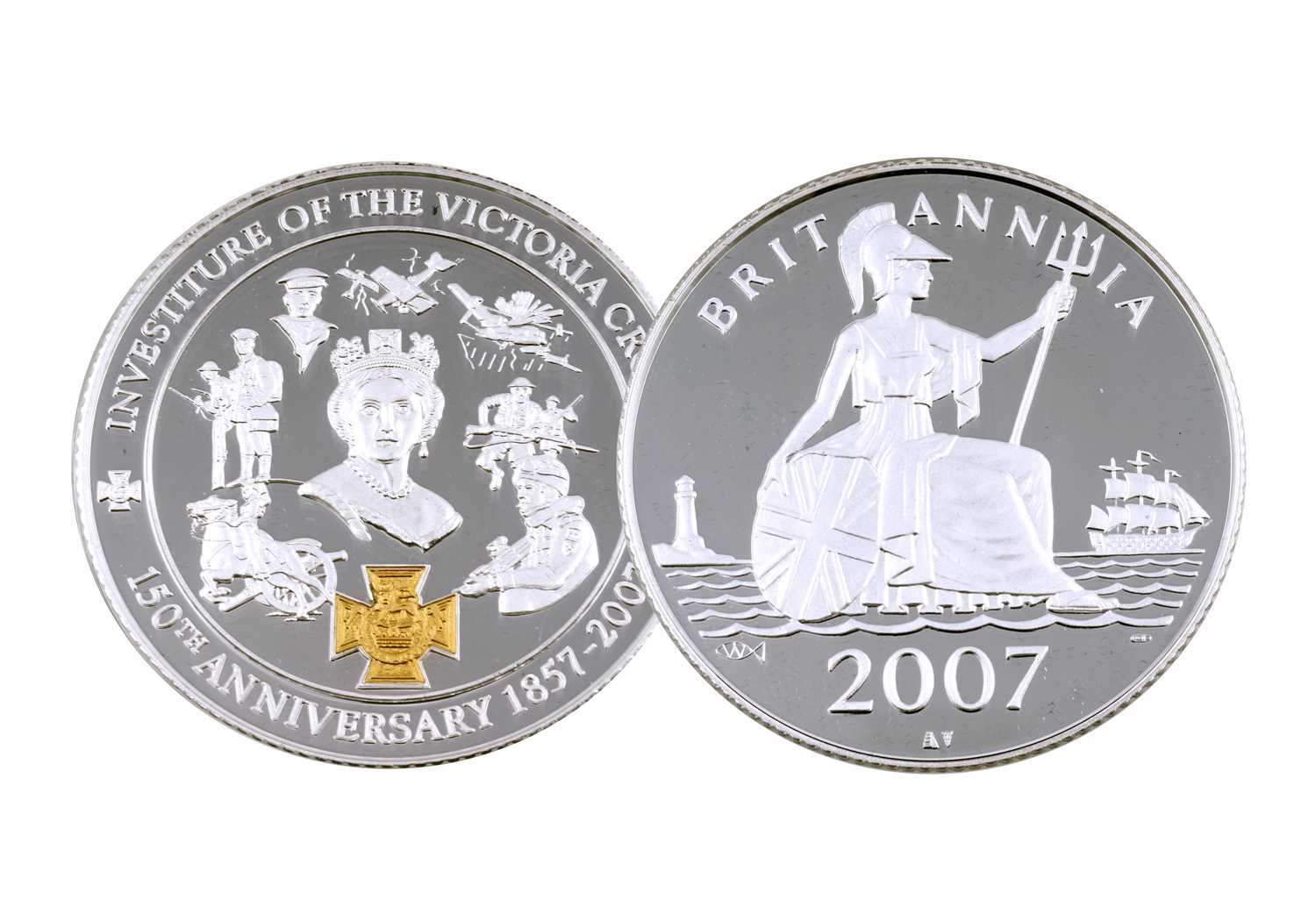 Lot 97 - Westminster Queen Elizabeth II silver Victoria Cross Winners 5oz Proof Medallion