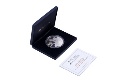 Lot 98 - Westminster Elizabeth II silver 25th Anniversary of the Liberation of the Falkland Islands Medallion