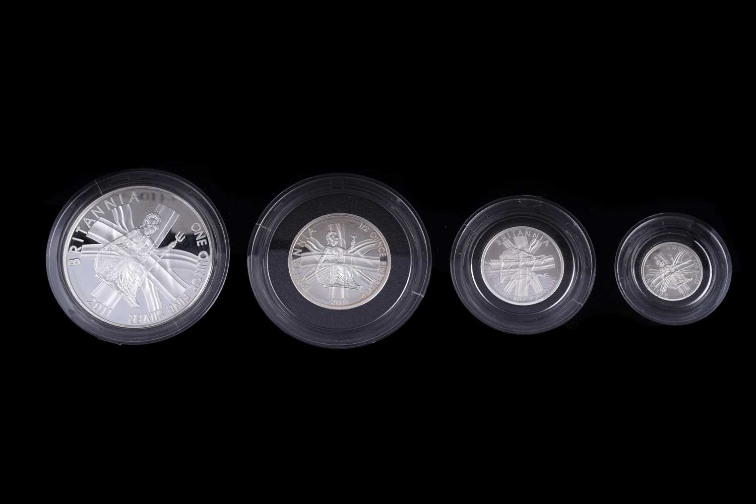 Lot 99 - Royal Mint Elizabeth II silver Britannia Proof Four-Coin Set