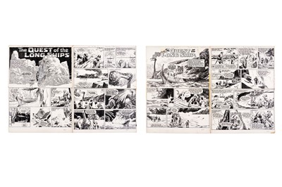 Lot 448 - Original artwork for Karl the Viking by Don Lawrence