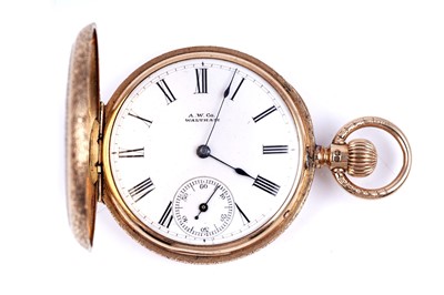 Lot 429 - American Watch Co, Waltham, Massachusetts: The Royal, an 18ct yellow gold cased fob hunter watch