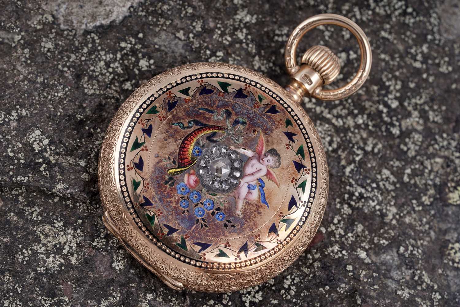 Lot 429 - American Watch Co, Waltham, Massachusetts: The Royal, an 18ct yellow gold cased fob hunter watch