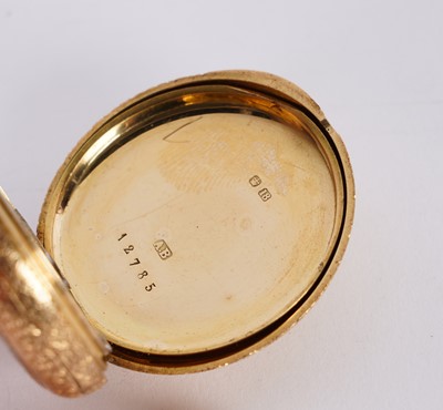 Lot 429 - American Watch Co, Waltham, Massachusetts: The Royal, an 18ct yellow gold cased fob hunter watch