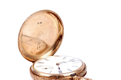 Lot 429 - American Watch Co, Waltham, Massachusetts: The Royal, an 18ct yellow gold cased fob hunter watch