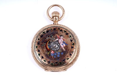 Lot 429 - American Watch Co, Waltham, Massachusetts: The Royal, an 18ct yellow gold cased fob hunter watch