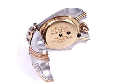 Lot 430 - Le Roy & Fils, Paris: a fine and rare late 19th Century novelty fob watch