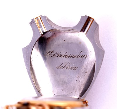 Lot 430 - Le Roy & Fils, Paris: a fine and rare late 19th Century novelty fob watch