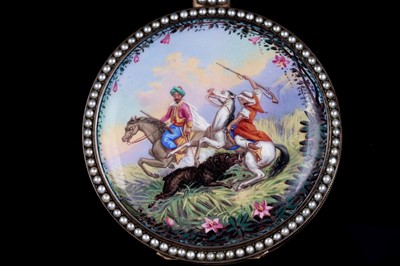 Lot 439 - Bovet Fleurier, a mid-19th Century duplex pocket watch watch, made for the Chinese market