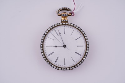 Lot 441 - Bovet Fleurier: a mid-19th Century duplex pocket watch, made for the Chinese market