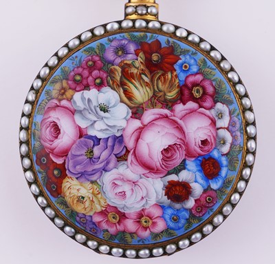Lot 441 - Bovet Fleurier: a mid-19th Century duplex pocket watch, made for the Chinese market