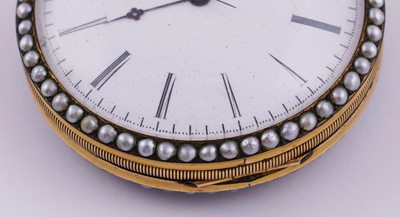 Lot 441 - Bovet Fleurier: a mid-19th Century duplex pocket watch, made for the Chinese market