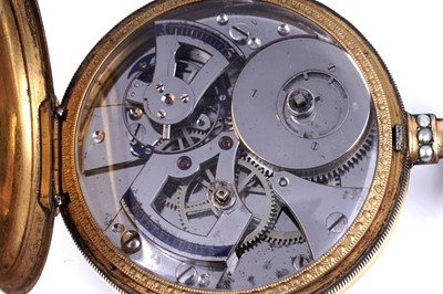 Lot 441 - Bovet Fleurier: a mid-19th Century duplex pocket watch, made for the Chinese market