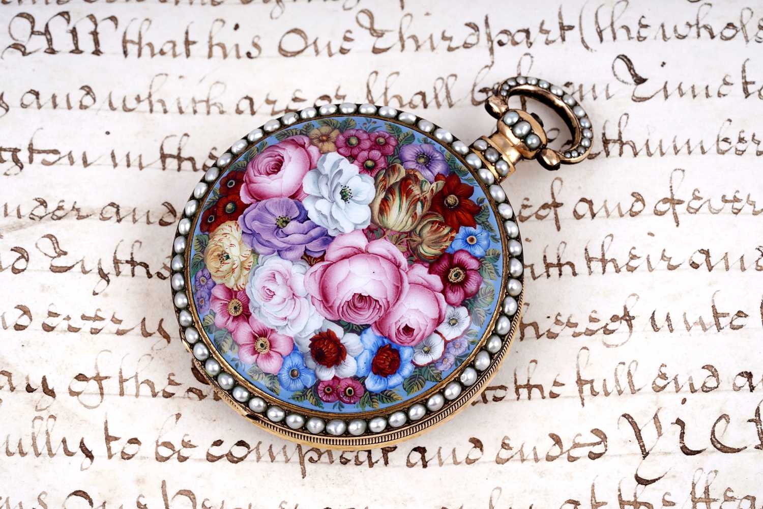 Lot 441 - Bovet Fleurier: a mid-19th Century duplex pocket watch, made for the Chinese market