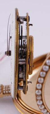 Lot 443 - Charman & Co: a fine and rare open-face duplex watch, made for the Chinese market