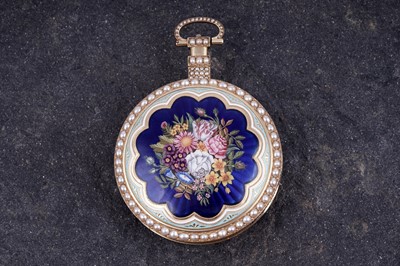 Lot 443 - Charman & Co: a fine and rare open-face duplex watch, made for the Chinese market