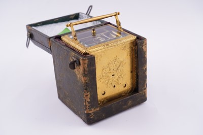 Lot 445 - A rare French petit sonnerie carriage clock by Paul Garnier, Paris