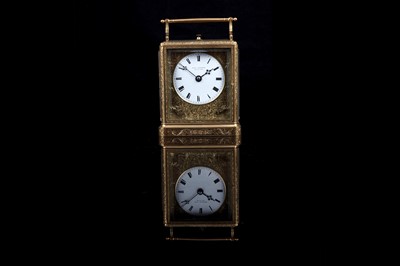 Lot 445 - A rare French petit sonnerie carriage clock by Paul Garnier, Paris