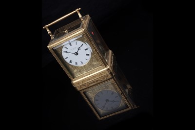 Lot 445 - A rare French petit sonnerie carriage clock by Paul Garnier, Paris