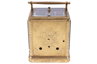 Lot 445 - A rare French petit sonnerie carriage clock by Paul Garnier, Paris