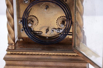 Lot 450 - French carriage clock with alarm, made for the Chinese market