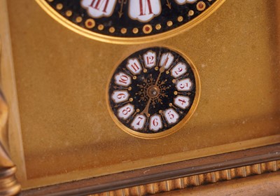 Lot 450 - French carriage clock with alarm, made for the Chinese market