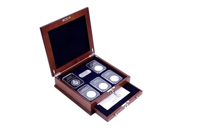 Lot 218 - Danbury Mint Complete 2021 silver proof crown collection