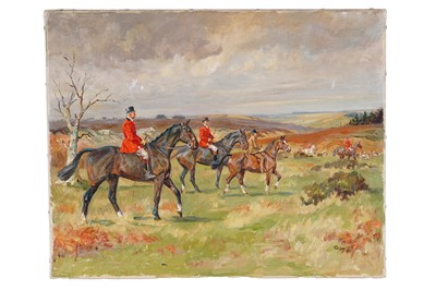 Lot 35 - Tom Carr - Hunting Scene | oil