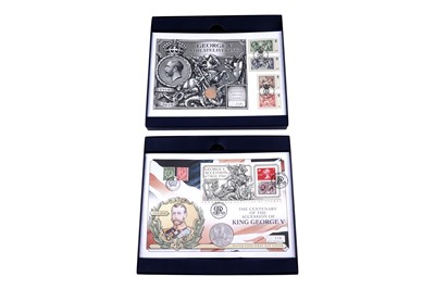 Lot 219 - Two Presentation First Day Coin Covers