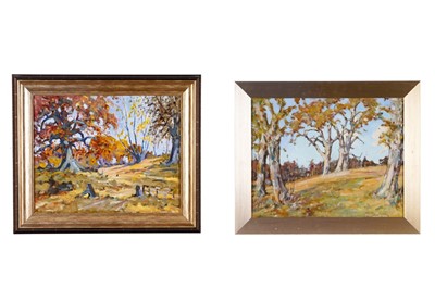 Lot 58 - Late 20th-Century School - two landscapes | oil