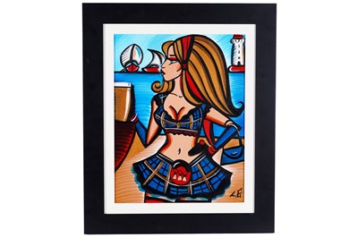 Lot 60 - Laettia Guilbaud - Seaside Girl | oil