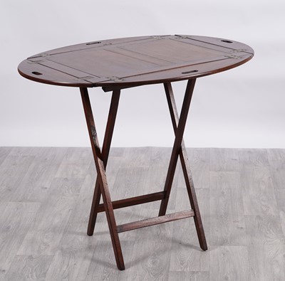 Lot 83 - A 19th Century mahogany butlers tray