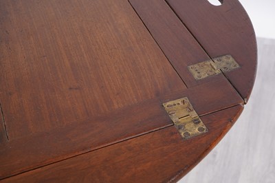 Lot 83 - A 19th Century mahogany butlers tray