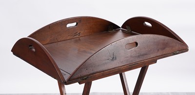 Lot 83 - A 19th Century mahogany butlers tray