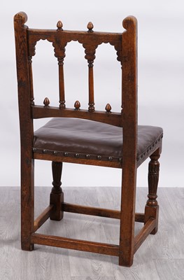Lot 84 - A set of six 20th-century reproduction Jacobean-style dining chairs