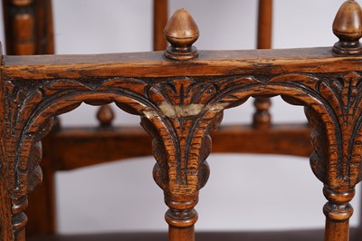 Lot 84 - A set of six 20th-century reproduction Jacobean-style dining chairs