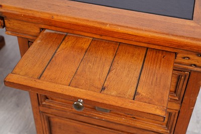 Lot 88 - A Barker and Stonehouse eastern pine pedestal desk