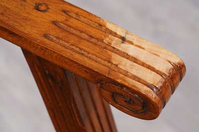 Lot 89 - A Barker and Stonehouse reclaimed wooden office chair