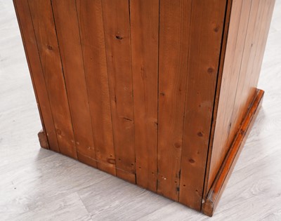 Lot 102 - A Barker and Stonehouse eastern pine filing cabinet