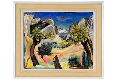 Lot 56 - Sine Mackinnon - Les Baux De Provence | oil