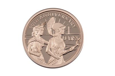 Lot 176 - Hattons of London Charles III 22-carat gold D-Day 80th Anniversary sovereign deluxe set