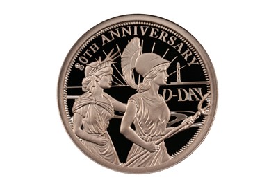 Lot 176 - Hattons of London Charles III 22-carat gold D-Day 80th Anniversary sovereign deluxe set