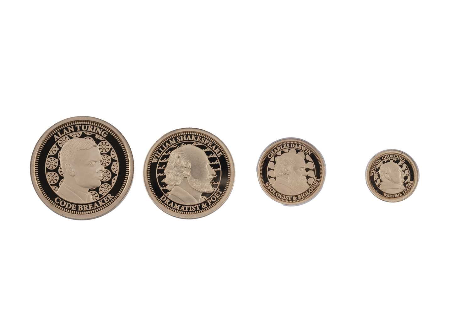 Lot 177 - Hattons of London Charles III 24-carat gold The Earl's Inspiring Britons Sovereign Series