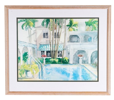 Lot 171 - Elyse – A pair of Mediterranean scenes | watercolour