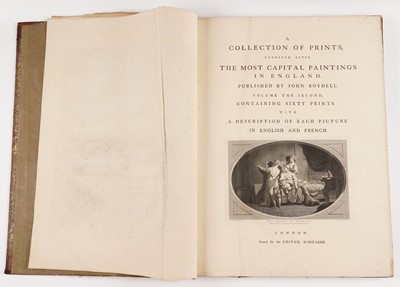 Lot 70 - Boydell (John and Josiah), A Collection Of Prints After The Most Capital Paintings In England
