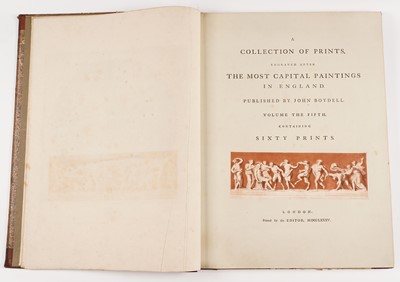 Lot 70 - Boydell (John and Josiah), A Collection Of Prints After The Most Capital Paintings In England